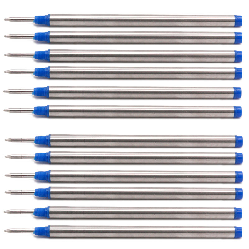 113mmx6mm 0.7 Tip Rollerball Pen Ballpen Refills For Mont Blanc 105159 107878 M506 P163 MNB107878 M710 H-12 M401 German Ink