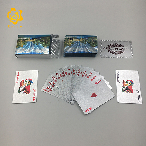Factory Price 24K 999.9 gold playing cards Dubai scenery Jebel Ali Port For Dubai Souvenir and collection: Dubai2