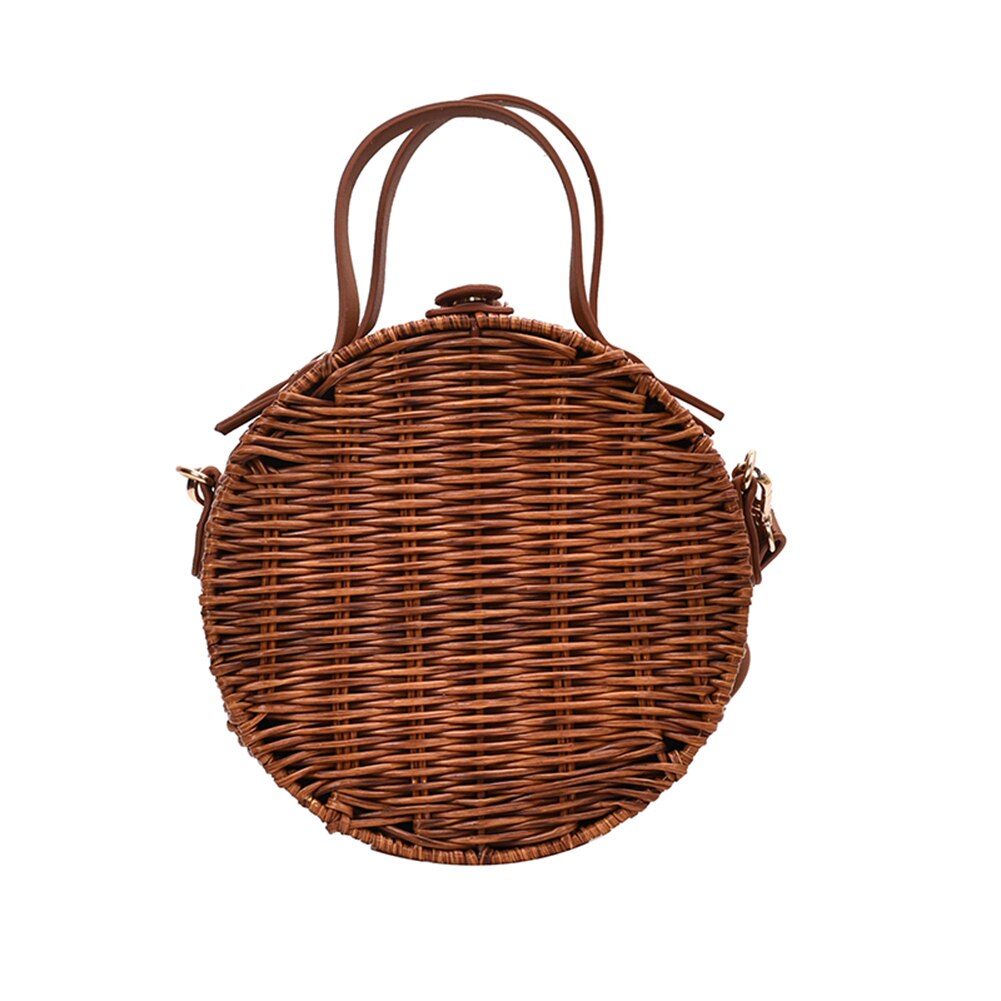 Dames stro handtas messenger bag winkelen geweven pu strand kleine portemonnees klassieke crossbody schoudertas: B