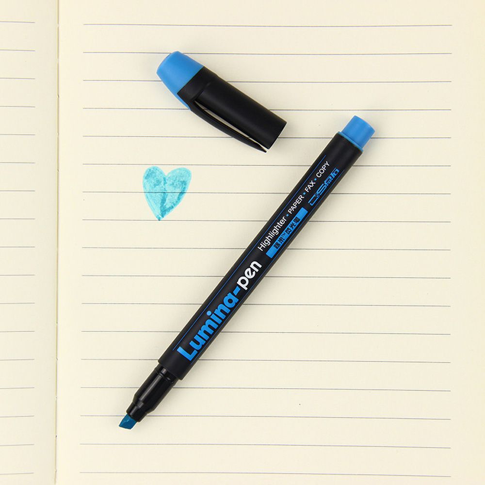 Lumina pens Highlighter for paper copy fax DIY drawing Marker pen Stationery office material School supplies