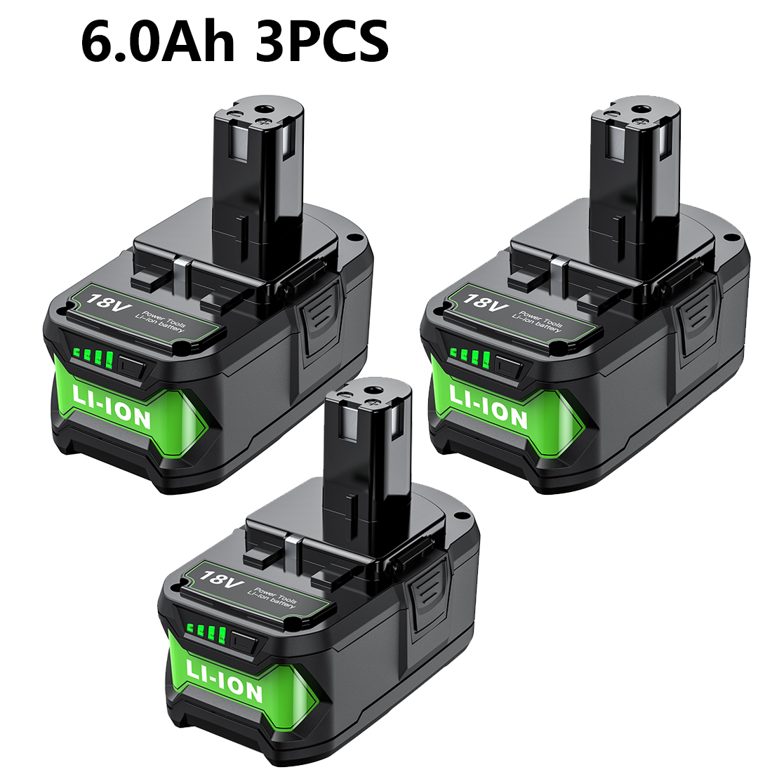 Voor Roybi P108 Batterij 6000mAh Met 6A Dual Charger Vervangende Batterij Voor Roybi 18V EEN Systeem P102 P103 P104 P105 P107 P109