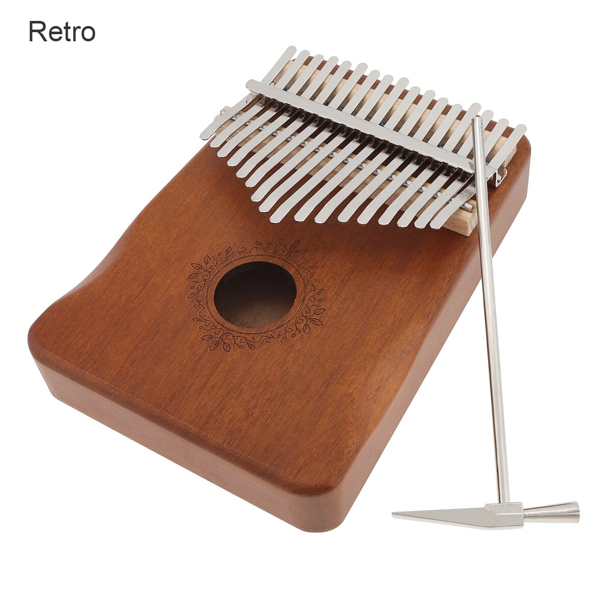 Thumb Piano 17 Keys Kalimba Thumb Piano Mbira Musical Instrument Keyboard Instruments Calimba Machine: 8