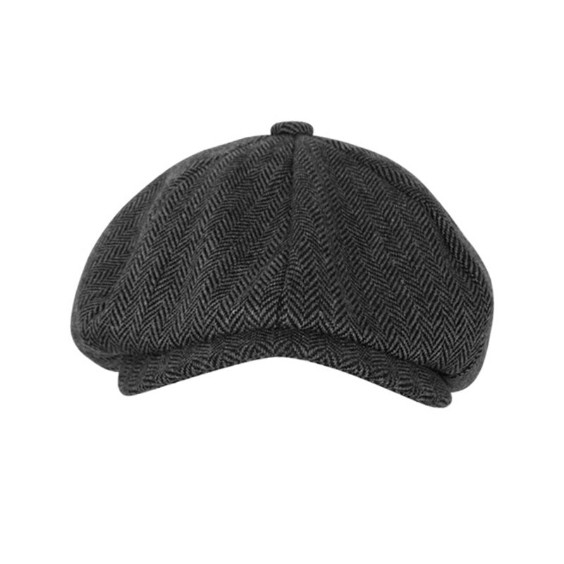 Men's Newsboy Hat Male Beret Men soft newsboy cap retro octagonal cap special female beret painter qiu dong men's hat