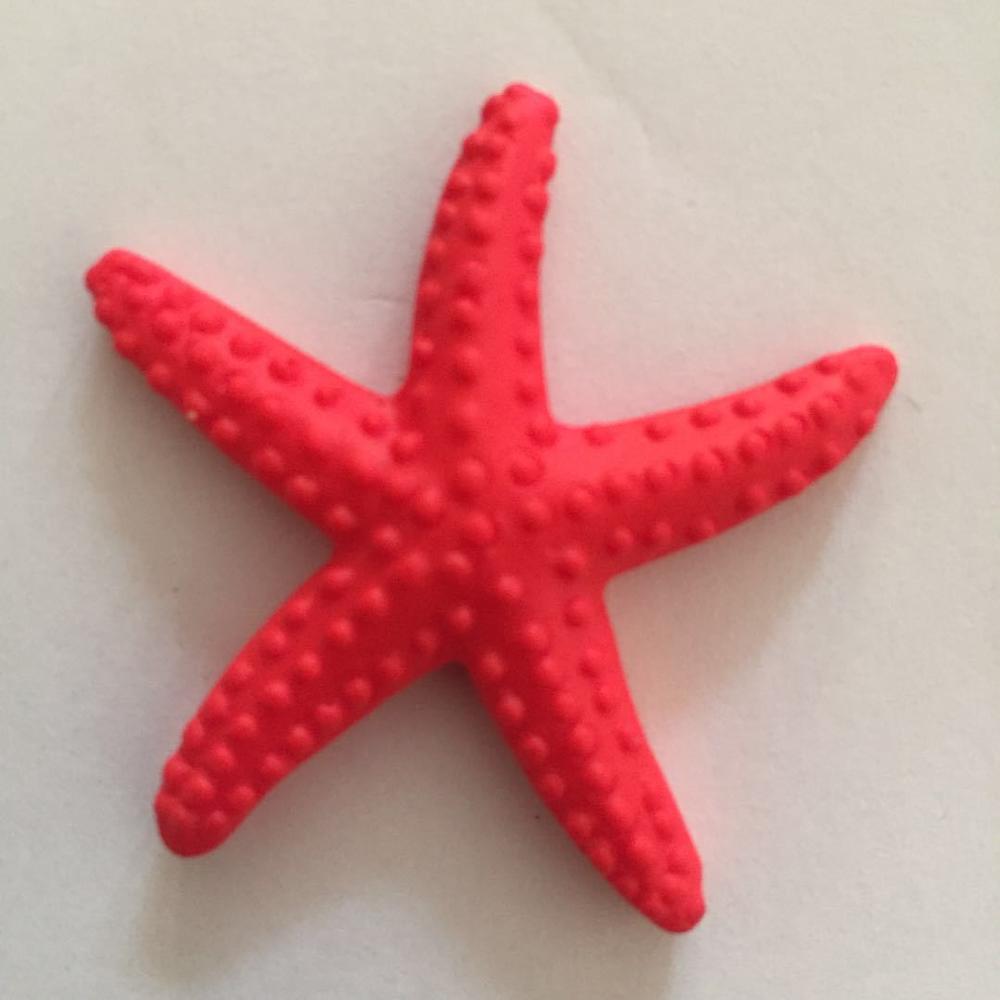 Glow In The Dark Artificial Aquarium Gold Fish Ornament Fish Tank Jellyfish Decor Aquarium decoration: 1pc Resin Starfish