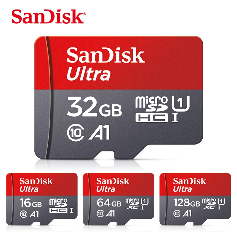 100% oryginalna karta SanDisk Micro SD Class10 TF karta 16gb 32gb 64gb 128gb 256gb karta pamięci klasy 10 dla samrtphone i tabeli PC