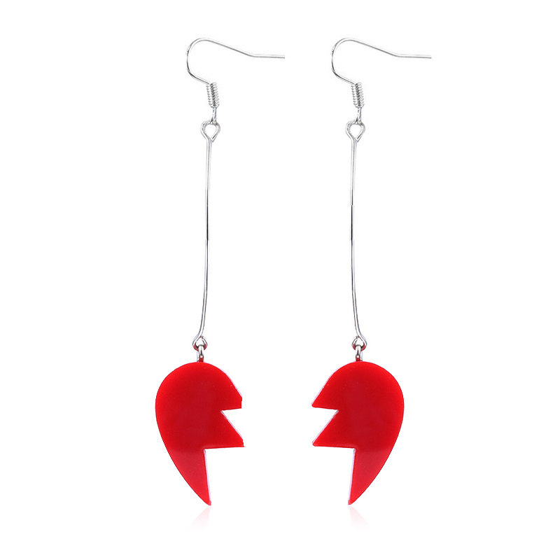 Anime JoJo Bizarre Adventure Earrings Cosplay Props JOJO Kakyoin Noriaki Cherry Earrings Ear Clip Men Girl Jewelry: Red