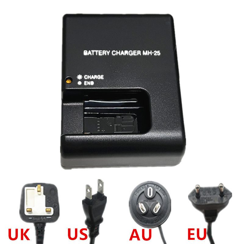 Cargador de batería MH-25 MH-25A para Nikon D7500 D7200 D7100 D7000 D850 D810 D800 D780 D750 D610 D600 D500 D810A D800E