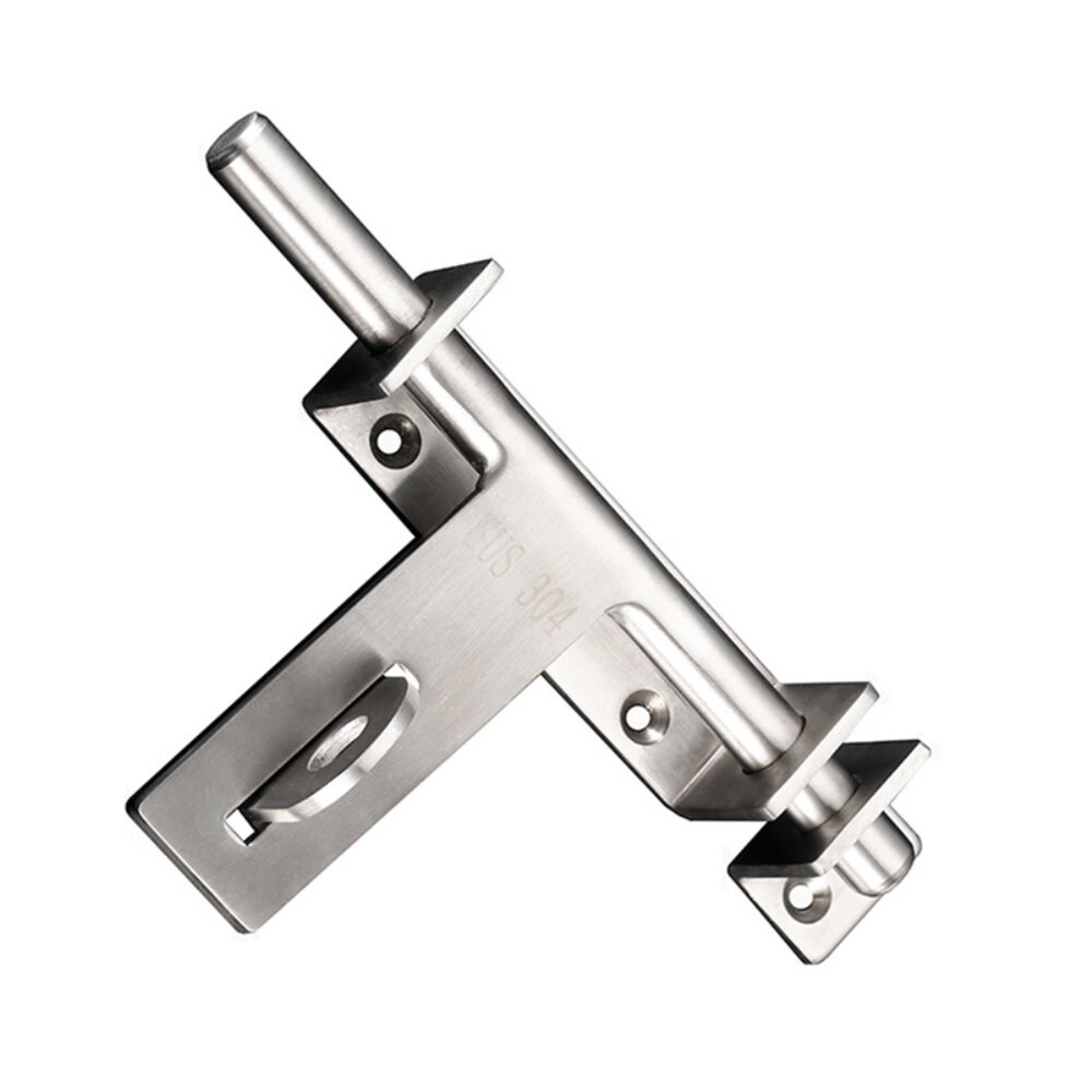 Good 1pc Slide Bolt Gate Latch Heavy Duty Premium Safety Stainless Steel Barrel Bolt Gate Latch Door Lock Door Bolt