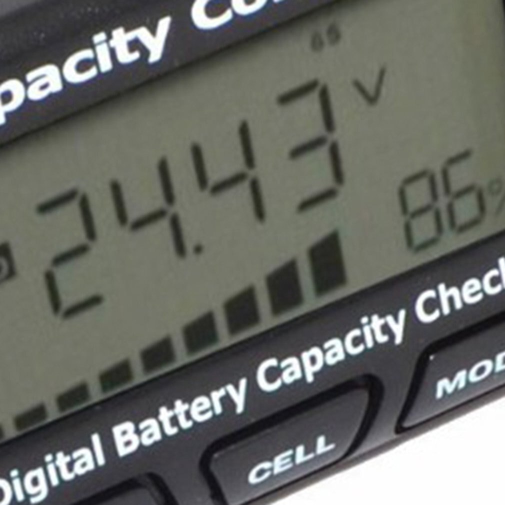 RC CellMeter-7 Digital Battery Capacity Checker LiPo LiFe Li-ion Nicd NiMH Battery Voltage Tester Checking CellMeter7