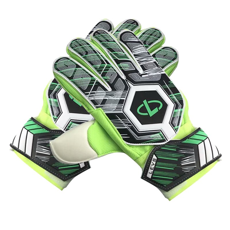 Adult Soccer Goalkeeper Gloves Kids Football Thick Latex Protection Keeper Gloves Soccer Goalie Training Gloves: Type C / 8