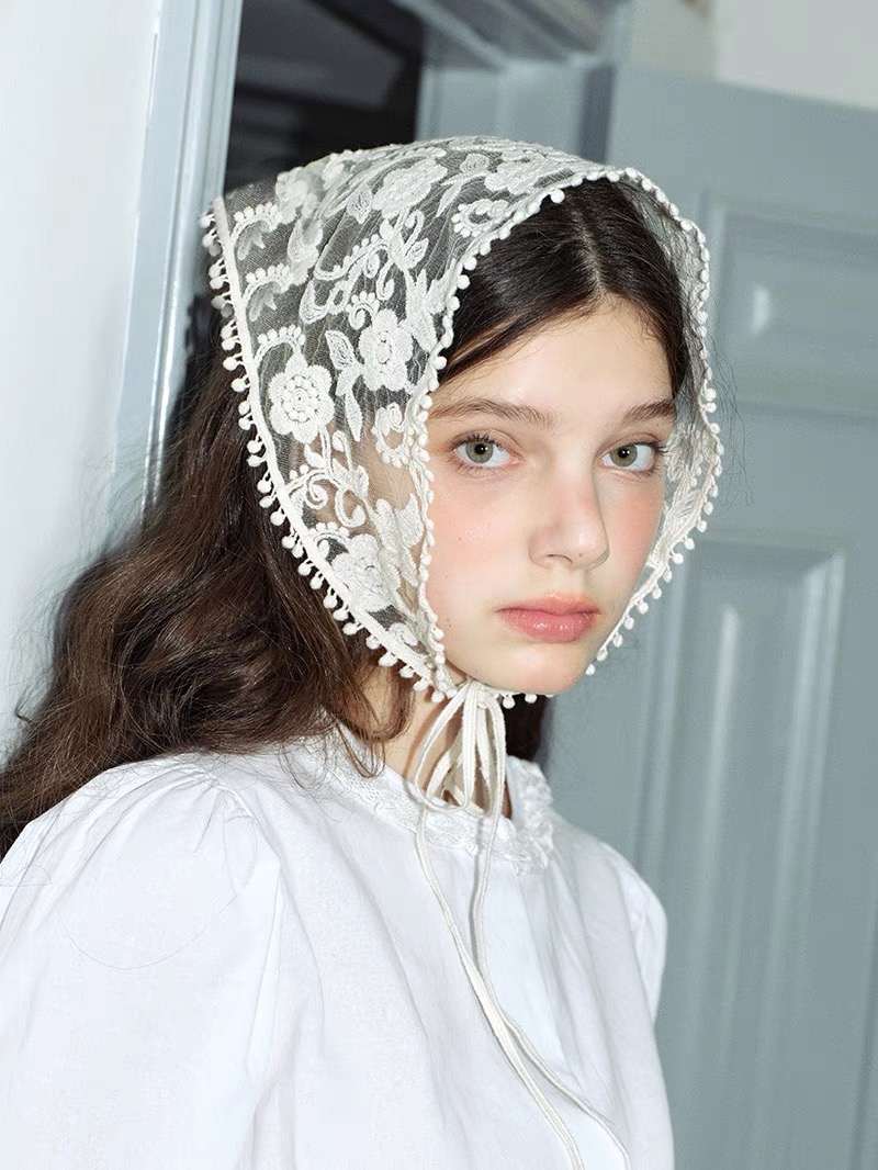 Molans triângulo branco bandana lenço de cabelo headbands bandana de cabelo elástico lenço de cabelo impressão lenços de cabelo acessórios para o cabelo