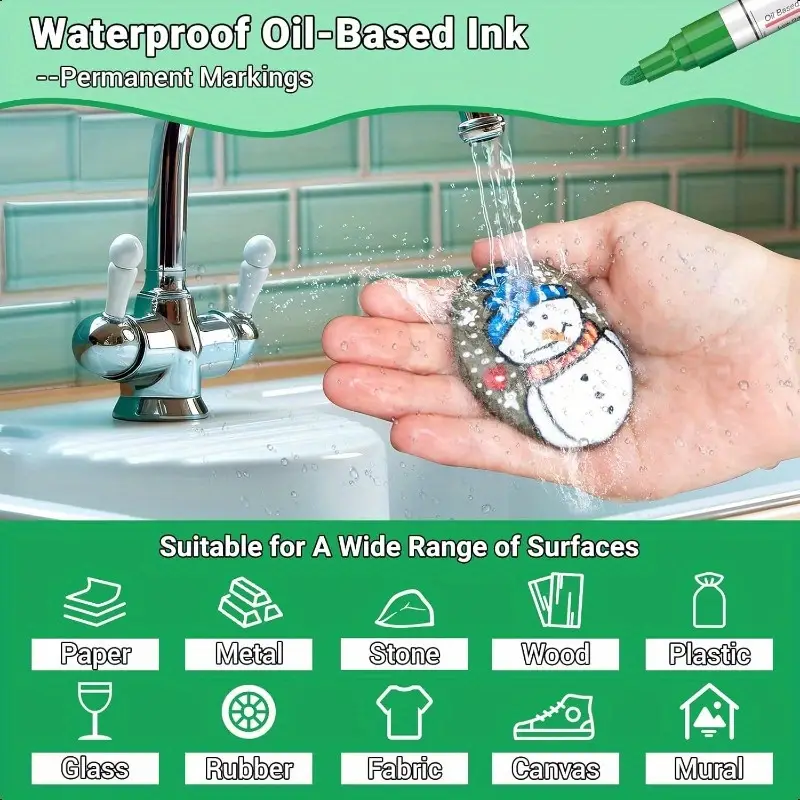 1/3/6/12 sztuk kolorowe znacznik robić farby permanentnej wodoodporne białe markery bieżnik opon gumowa farba robić tkanin metalowe pisaki robić malowania