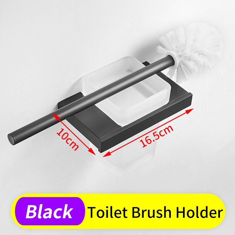 Handdoek Houder Zwart Badkamer Rvs Handdoekenrek Opknoping Holder Handdoek Bar Toiletrolhouder Zeephouder Jas Haak Rack: 1220-MTS
