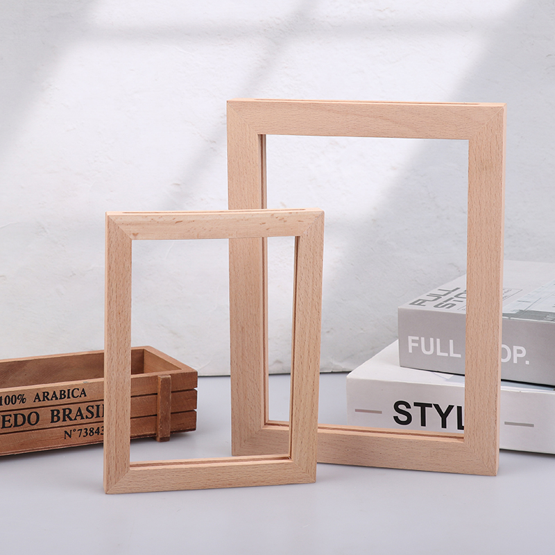 Leuchtender Fotorahmen, Tisch-Bilderrahmen, leuchtender Halfter, einfaches 3D-Licht, Dekor, LED-Licht, Holz, USB-LED-Bilderrahmen