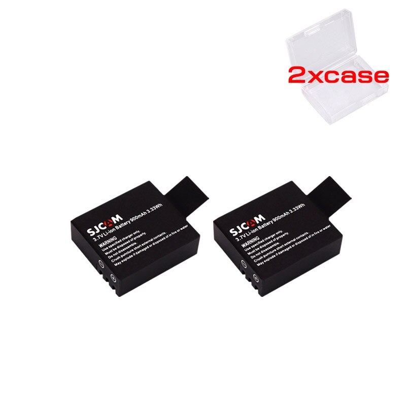 10 pcs 900mAh SJCAM SJ4000 Battery for M10wifi / SJ4000 / SJ4000wifi / SJ5000wifi /SJ5000x Elite Sports Action Camera: 2PCS
