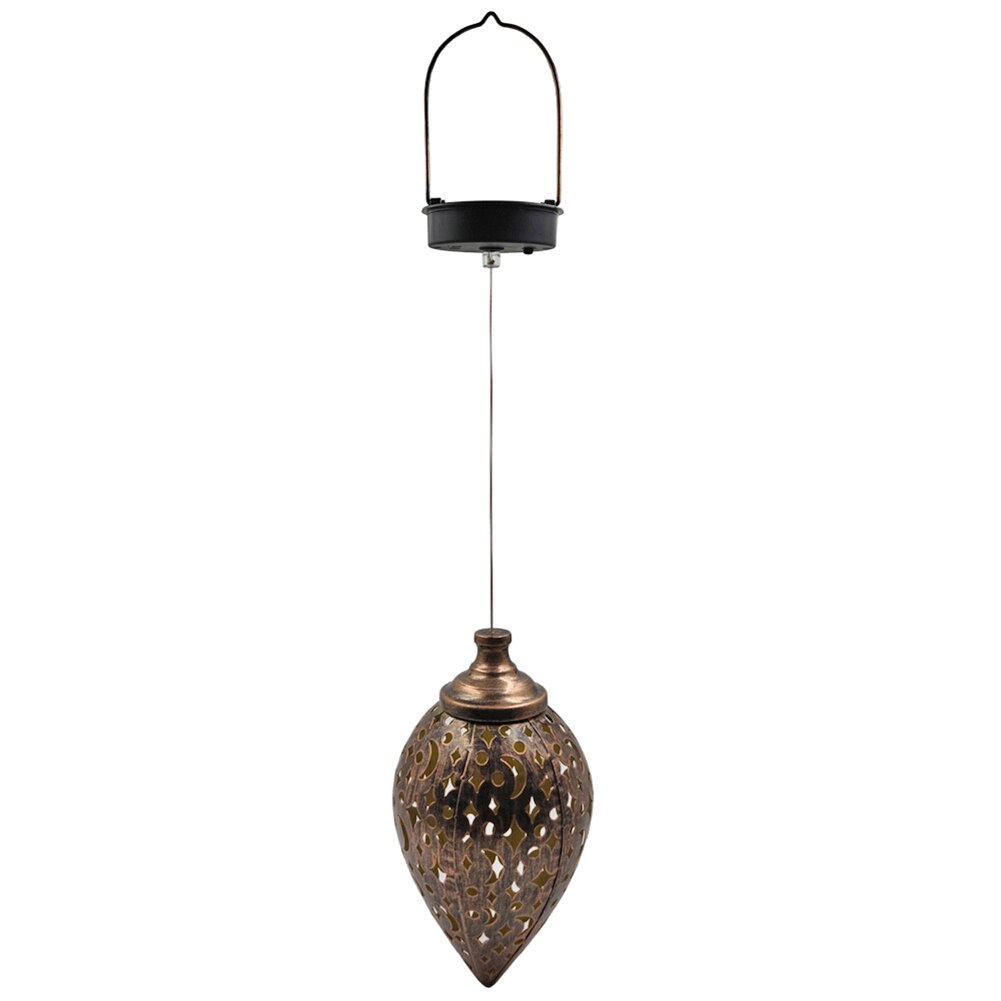 Waterproof Solar Garden Light LED Lantern Hanging Outdoor Solar Lamp Olive Shape Sensitive Sensor Control Solar Powered lamp: a