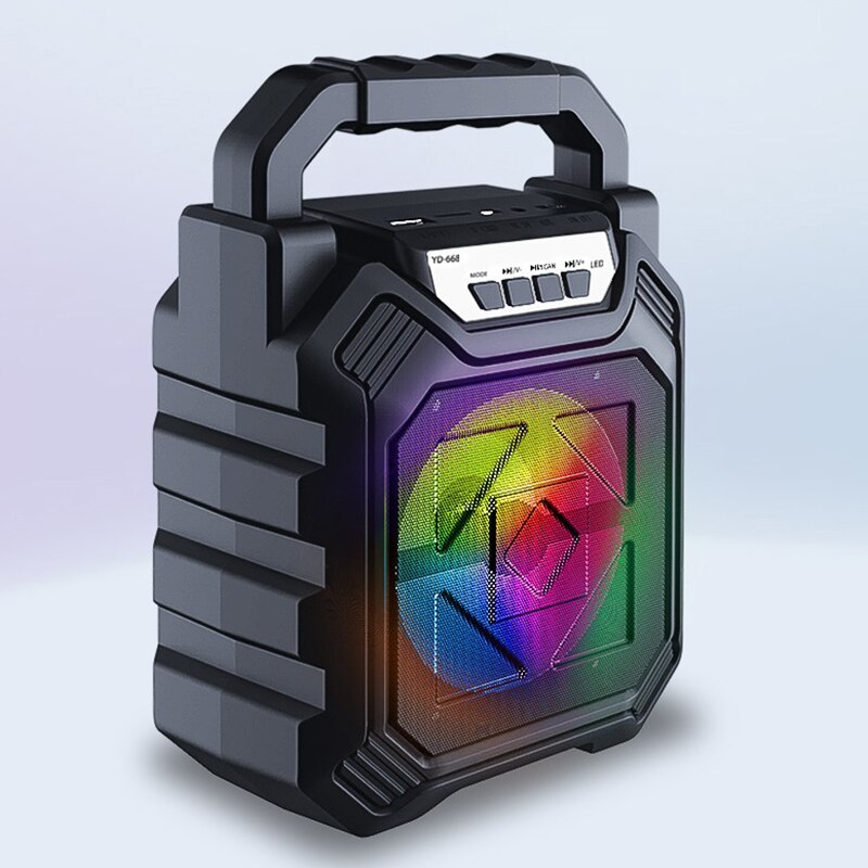 Portable bluetooth speaker Big Power Wireless Stereo bluetooth speaker bass Support USB/ TF Card/ AUX-in/ FM Wired Microphone