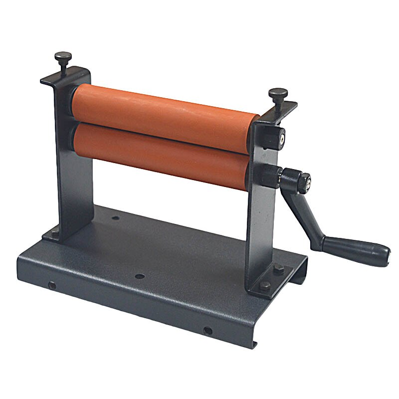 QH-L6 Manual Cold Roll Laminator Cold Heading Machine 15cm Rubber Roller Length Laminating Machine Lamination Photo Album 1pc