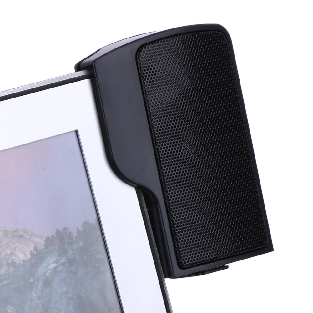 Mini Draagbare Usb Stereo Speaker Soundbar Voor Notebook Laptop Mp3 Telefoon Pc Clip-On Twee Stereo Speaker 3.5Mm audio Jack