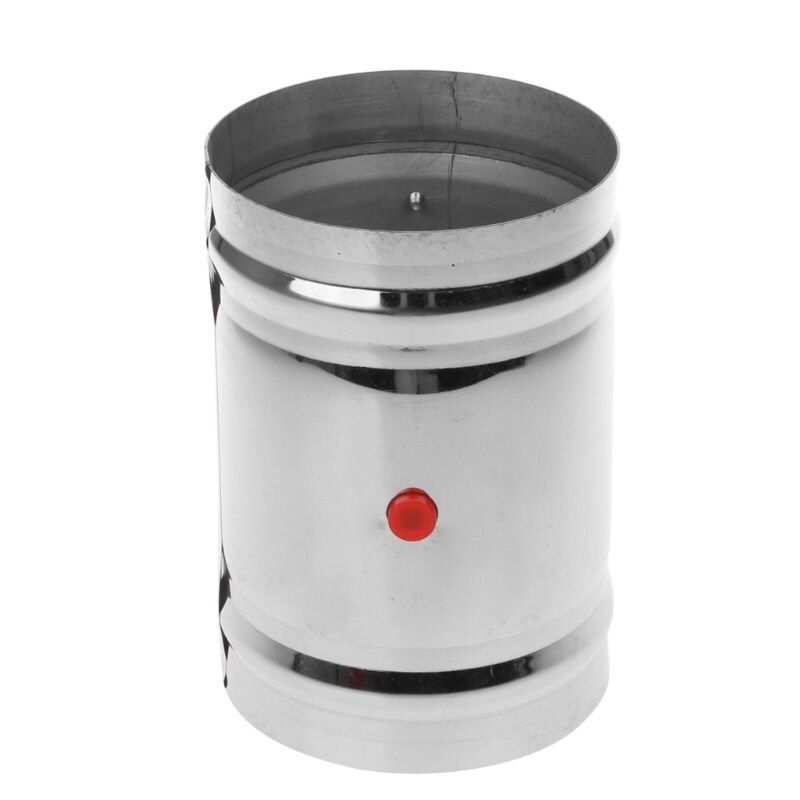 220V 125Mm Rvs Magneetventiel Rvs Air Valve Air Volume Regelklep Elektrische Air Valve Roestvrij staal