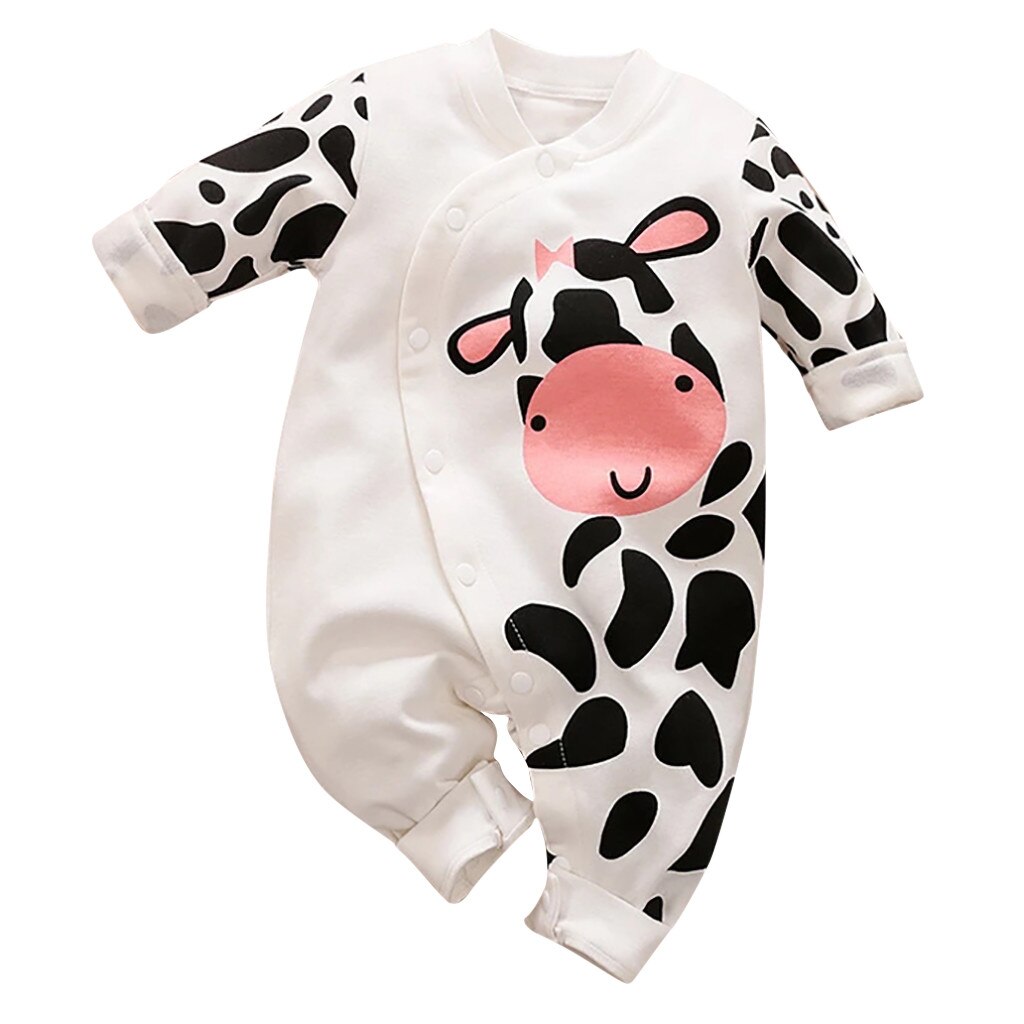 Neue Geboren Baby Kleidung Cartoon Druck Langen Ärmeln Romper Overall Kleidung Baby Mädchen Strampler Infantil Kleidung Kostüm Kinder Anzug: 9m