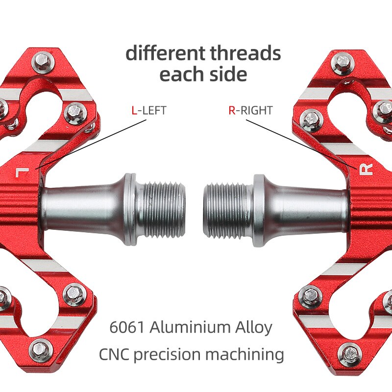 MZYRH 503 Bicycle Pedals MTB Mountain Bike 3Bearing Pedal CNC Machined Aluminum Alloy Ultralight Pedals Road Bicycle Accessories