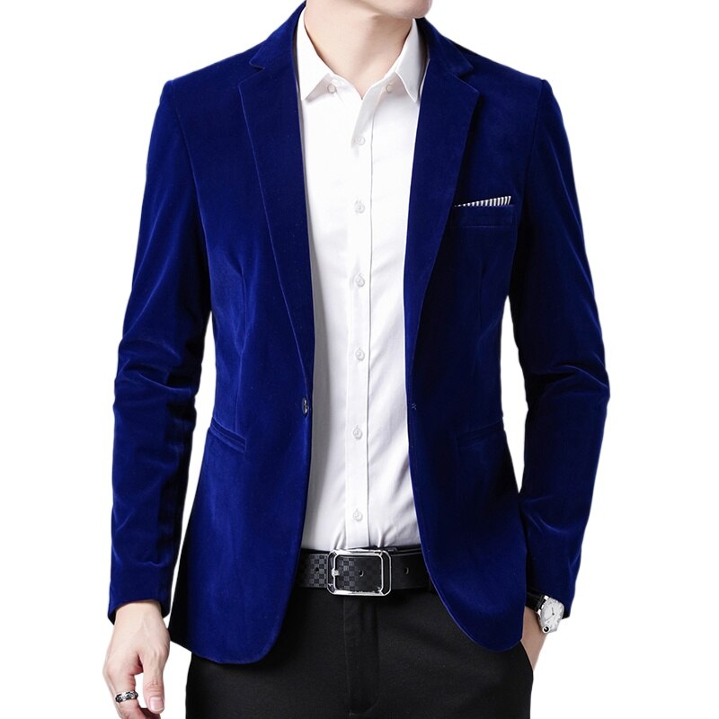Men's Wool Suit Coat Wool Blends Casual Blazers Men Suit Top Male Solid Business Casual Mens Coats and Jackets