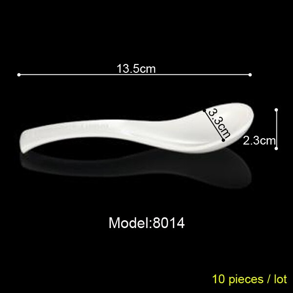 100% Melamine Dinnerware Soup Spoon Restaurant Victualing House Household Spoon Soup Ladle A5 Melamine Spoon Melamine Tableware: 8014