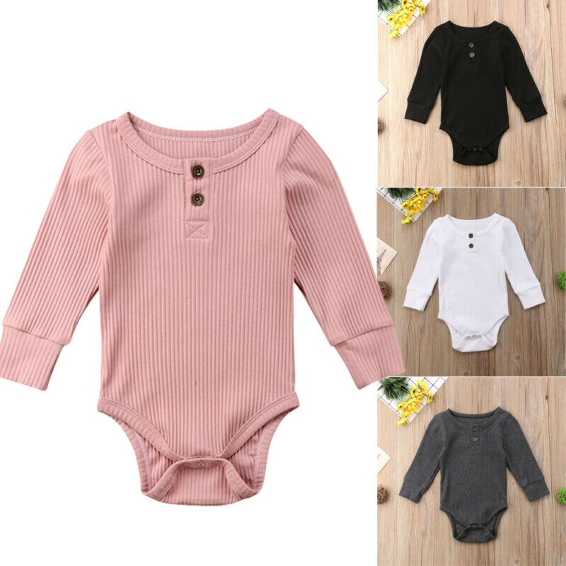 Infant Clothing born baby clothes Cotton Long Sleeve Unisex Body Bebe Boy Girls Bodysuit Baby Clothing