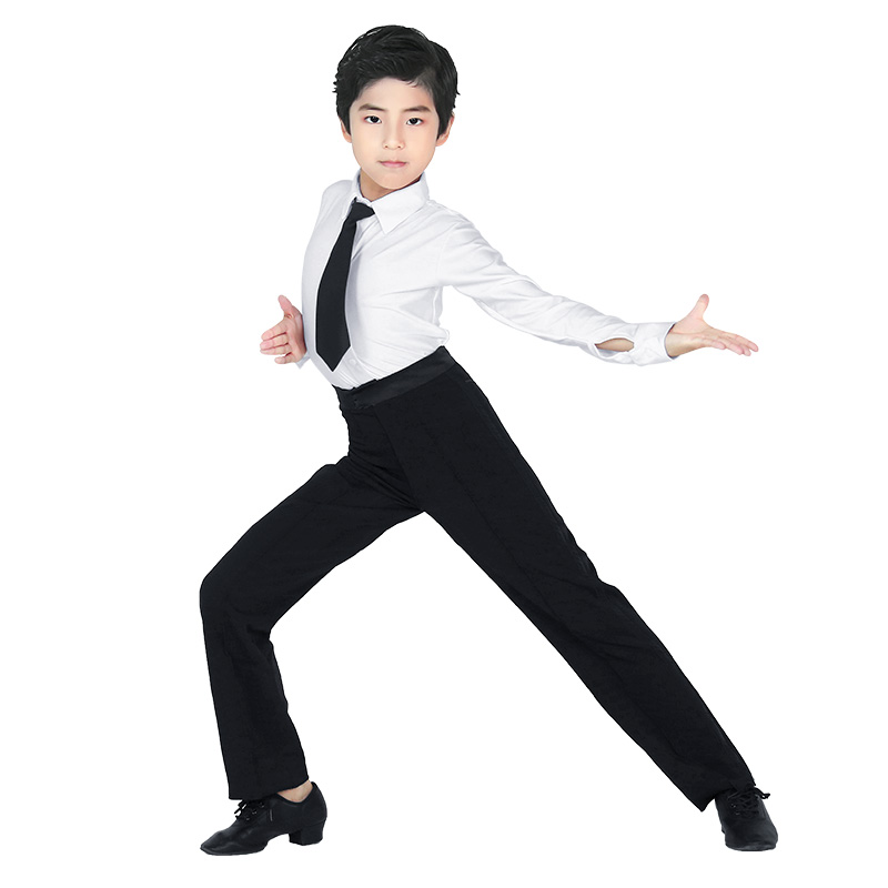 Professionelle Männer Schwarz Latein tanzen Hosen Jungen Erwachsene Satin- Ballsaal tanzen Hosen Salsa Tango Rumba Samba Cha Cha Latein Schlauch