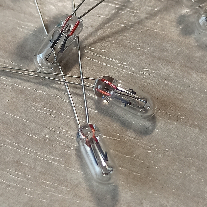 10 Uds 3V 6V 9V 12V 24V Mini bombilla indicadora 3mm/4mm/5mm lámpara bombilla Edison filamento incandescente bombilla de arroz
