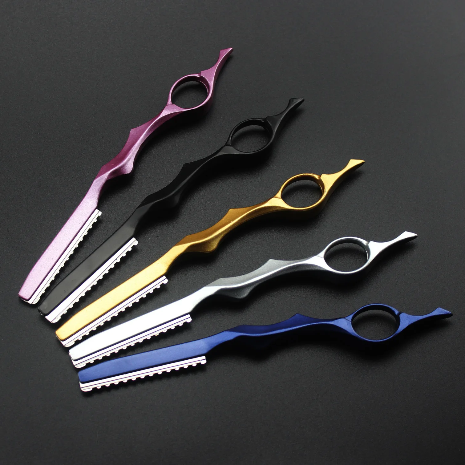 Haar Knippen Mes Dunner Dunner Scheermesje Scheren Rechte Salon Kappers Scheermes Stok Haar Snijder Roterende Kapper Kit