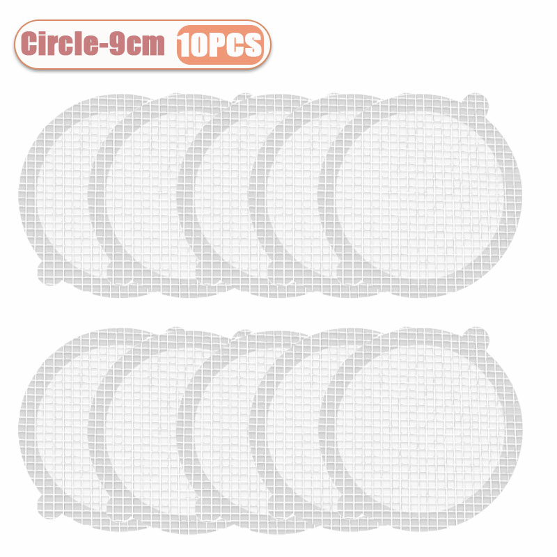 10-100 st engångsgolvbrunnsdekaler för duschavlopp, hårfångare, skydd för handfat, hårblockerare för badkarsfilter: Blå