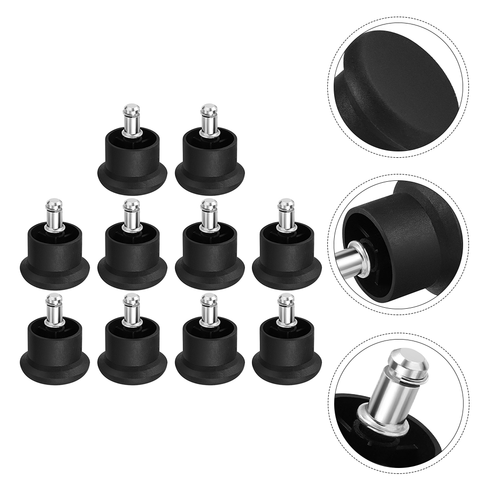 10 Stücke Stuhlstopper Feste Fußpolster Möbel Beinstopfen Caster Glide Anti Scratch Bodenschutz Schwarz Robuste Matten Büro Zuhause