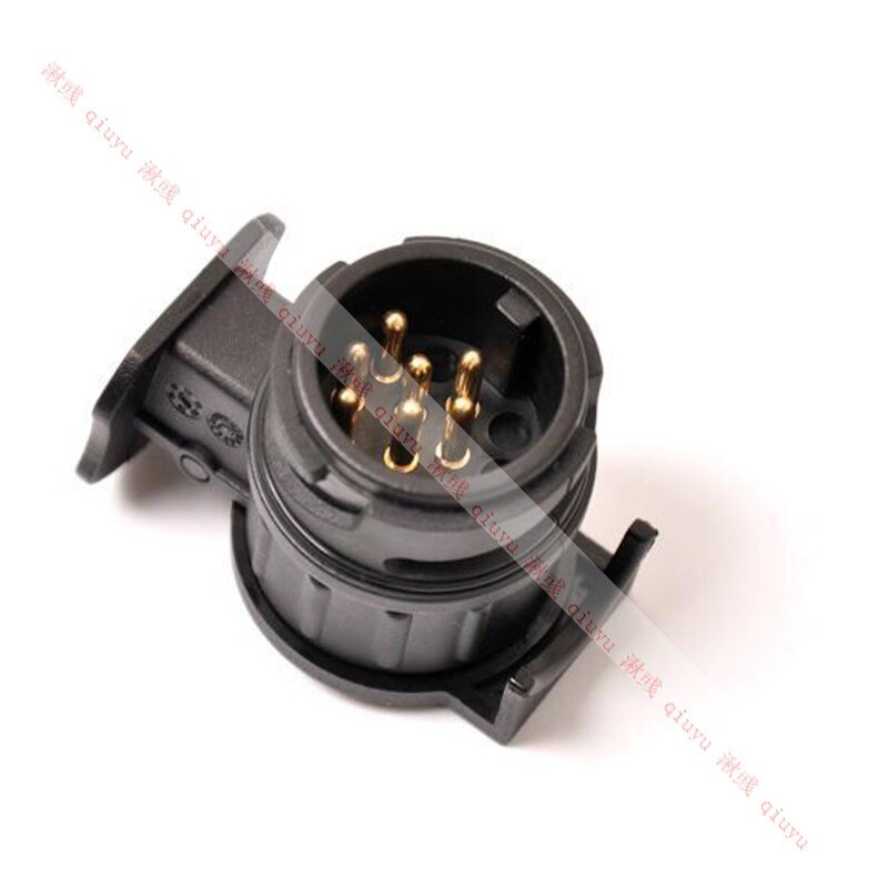 Durable 13 To 7 Pin Trailer Adapter Wiring Connector 12V Towbar Towing Waterproof Plugs Socket Adapter Protects Connections