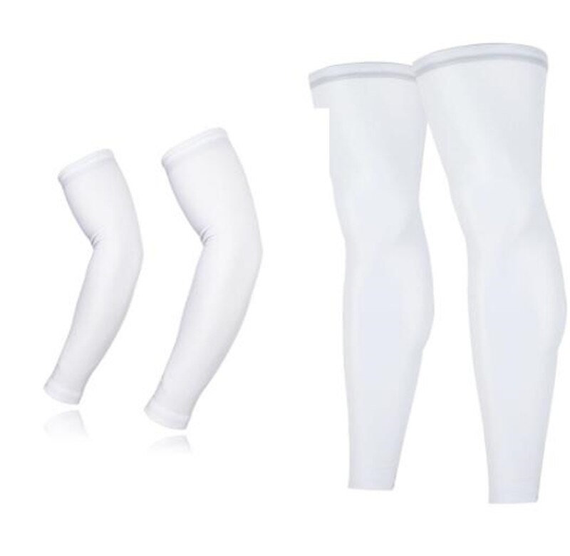 Arsuxeo fietsmouwen beschermende mouwen jogging golf armmouwen leggings mtb fietsmouwen armwarmers + beenwarmers uv