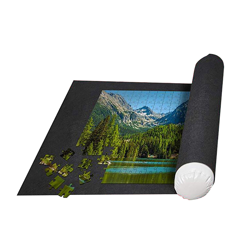 Puzzel Mat Jigsaw Roll Voelde Mat Playmat Puzzels Deken Voor Tot 1500 Stuks Puzzel Accessoires Draagbare Reizen Opbergtas