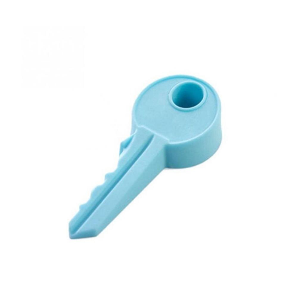 Cute Rubber Door Stopper Cute Key Shape Style Door Stopper Silicon Doorstop Safety Baby Door Resistance baby Modelling Children: blue