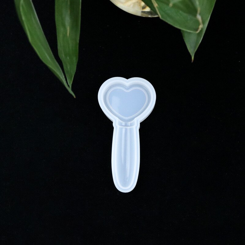 Kawaii Handheld Mirror Silicone Mold Cute Accessory Making Resin Craft Supplies Resin Accessories Making with Mirror: 03
