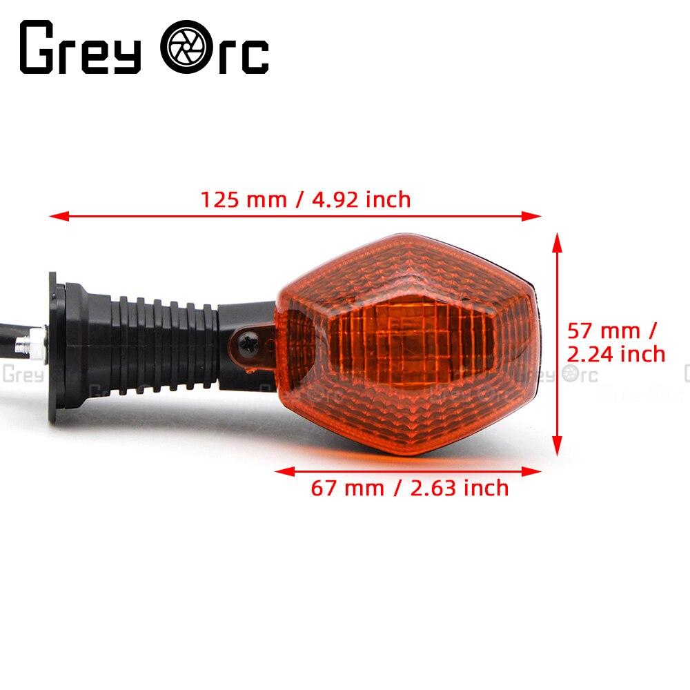 Clignotant avant et arrière pour SUZUKI GSX R 600 SRAD 750 1000 K1 K4, accessoires de moto, lampe indicateur, ampoule clignotante