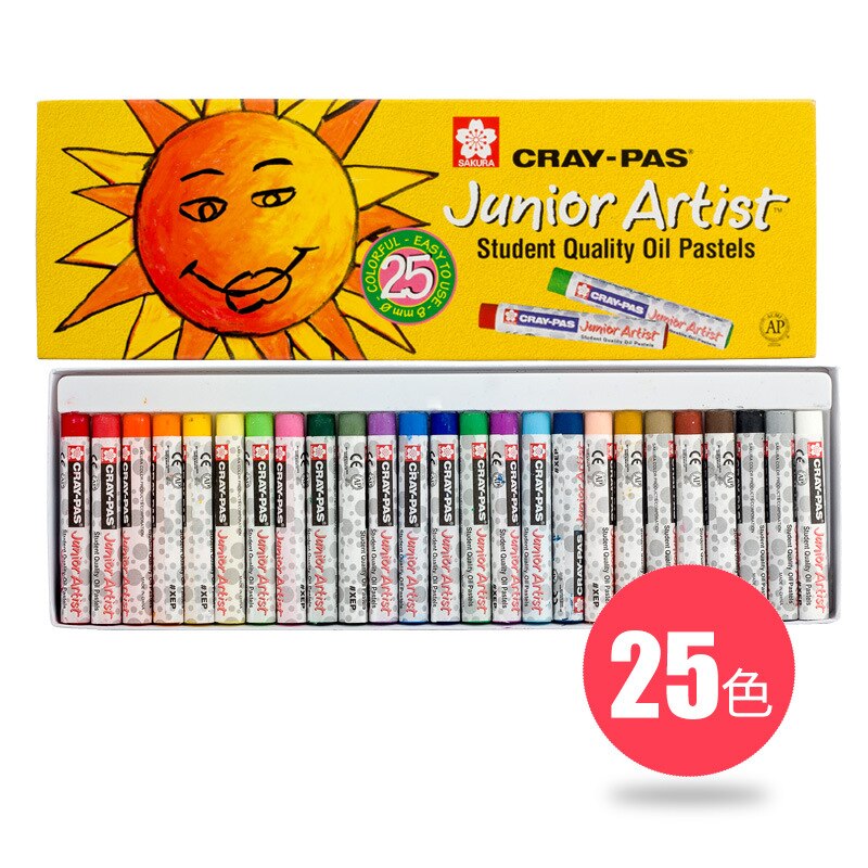 12/25/36/50 colors Oil Pastel for Children Graffiti Soft Crayon Set Washable oil pastel Stationery Art Supplies: 25 colors