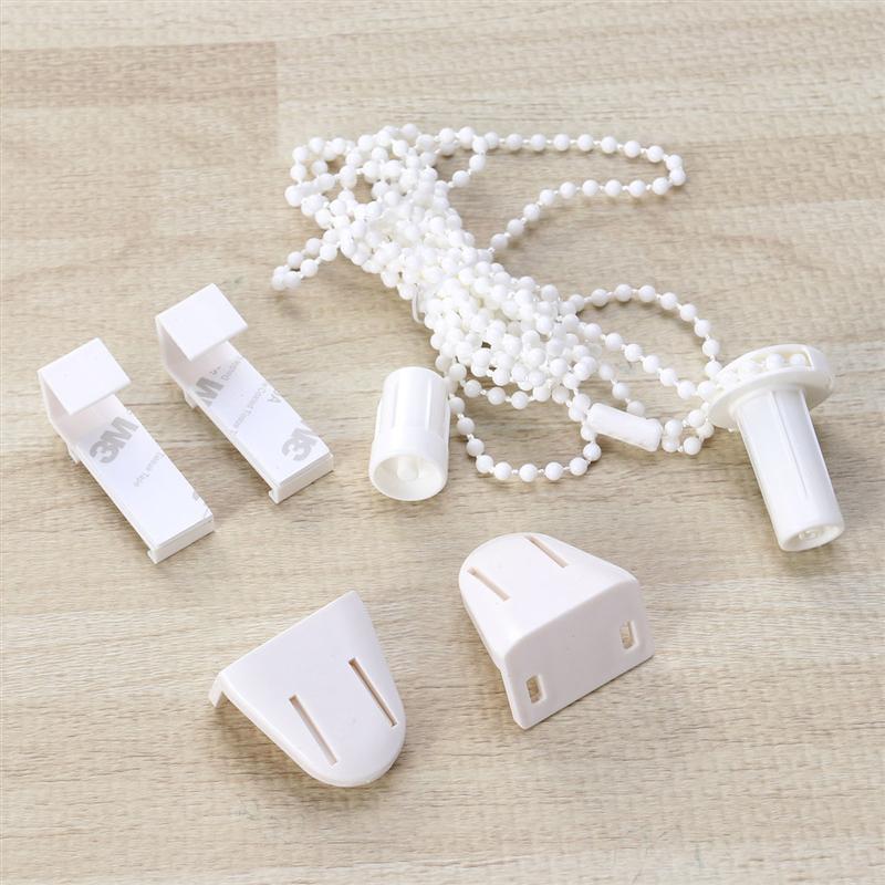 Pvc 17mm zebra rullgardin persienner pärlstav kedjesnöre koppling persienner kopplingar persienner kopplingssats (vit)