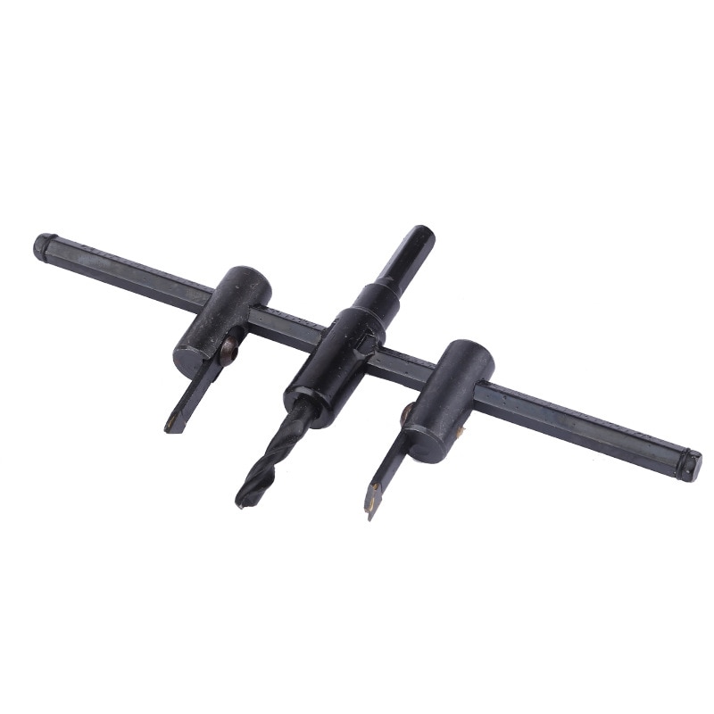 ZK30 30-120/200/300mm Adjustable Circle Hole Cutter Wood Drywall Drill Bit Saw Round Cutting Blade Aircraft Type DIY Tool