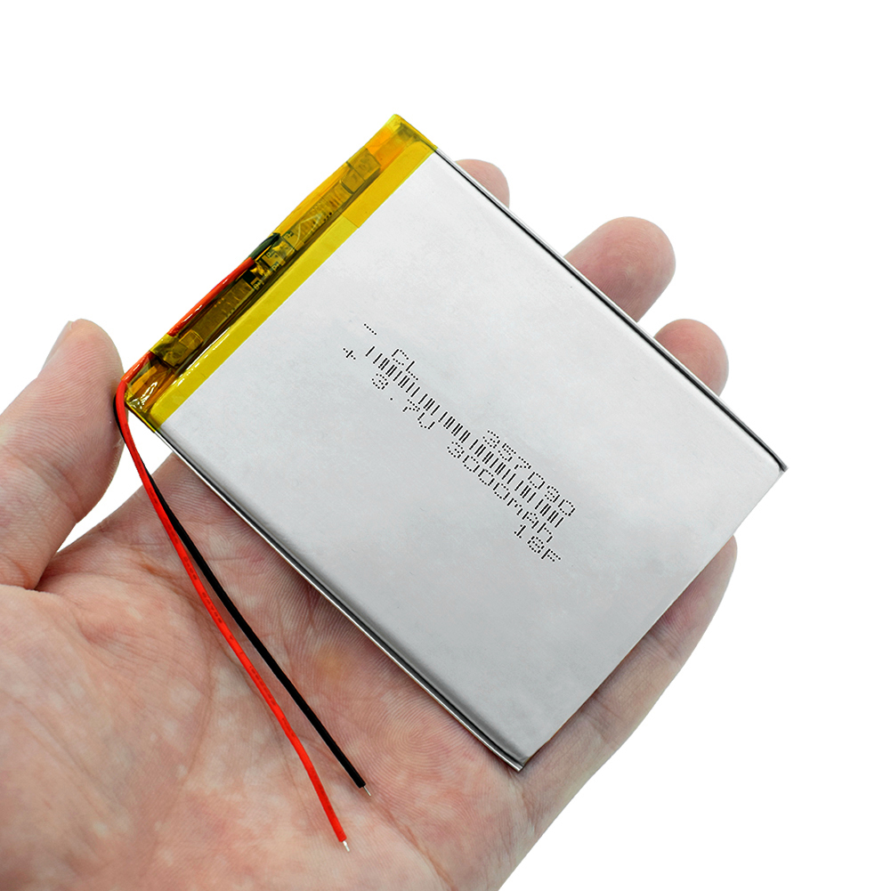 Rechargeable 3.7V 3000mAh li-ion Li-Po Lithium Li-polymer Battery 357090 Batteries With PCB For MP5 GPS DVD BT Speaker