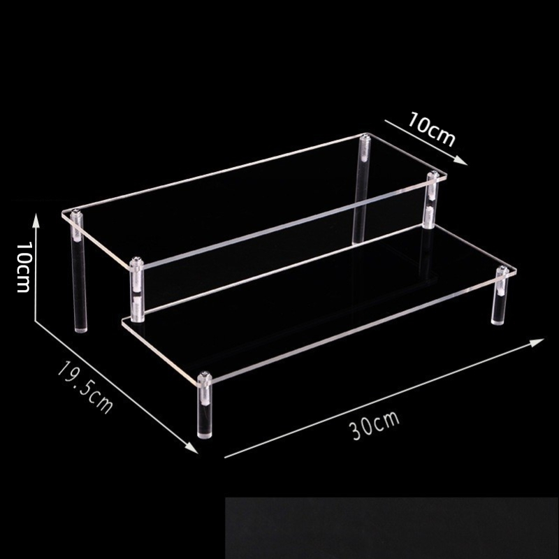 Acrylic Ladder Rack 1-5 Layer Ladder-Shaped Rack Blind Box Dessert Cake Storage Display Rack Perfume Jewelry Riser Display Rack