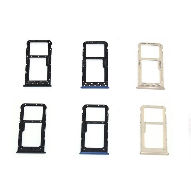 Bandeja Tarjeta Adaptador Sim Micro Sd Para Huawei P Smart Enjoy 7S: Negro