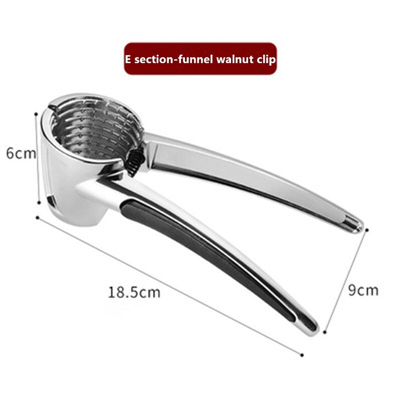 Zinc Alloy Walnut Clip Funnel Walnut Clip Nut Clamp Hazelnut Clamp Crab Claw Clamp Sheller Nutcracker Shell Clip Plier Tools: E