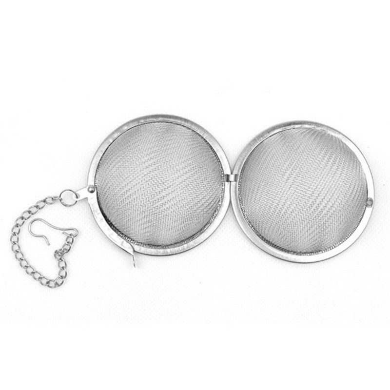 Infusor de té de acero inoxidable, colador de hojas de té, Bola de té, dispositivo de elaboración de hierbas, especias, utensilios para filtro de cocina,
