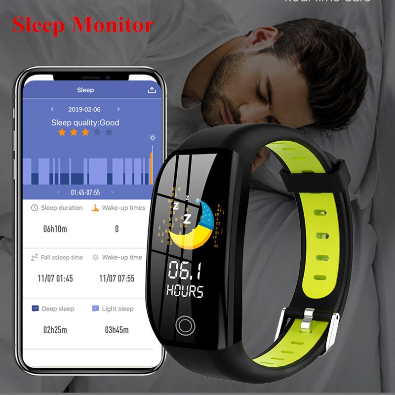 F21 Clever Armbinde GPS Abstand Fitness Aktivität Tracker IP68 Wasserdichte Blutdruck Uhr Schlafen Monitor Clever Band Armbinde