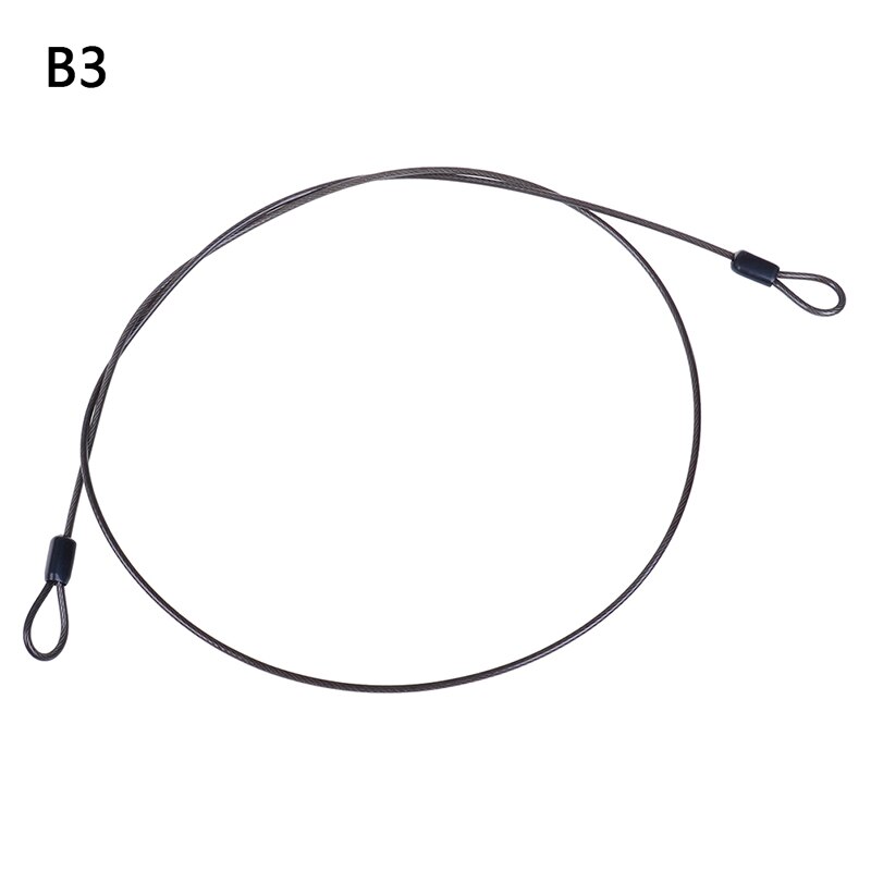 Safety Cable Steel Wire Rope 50cm For Outdoor Sports Bike Lock Bicycle Cycling Scooter Guard Security Luggage: B3